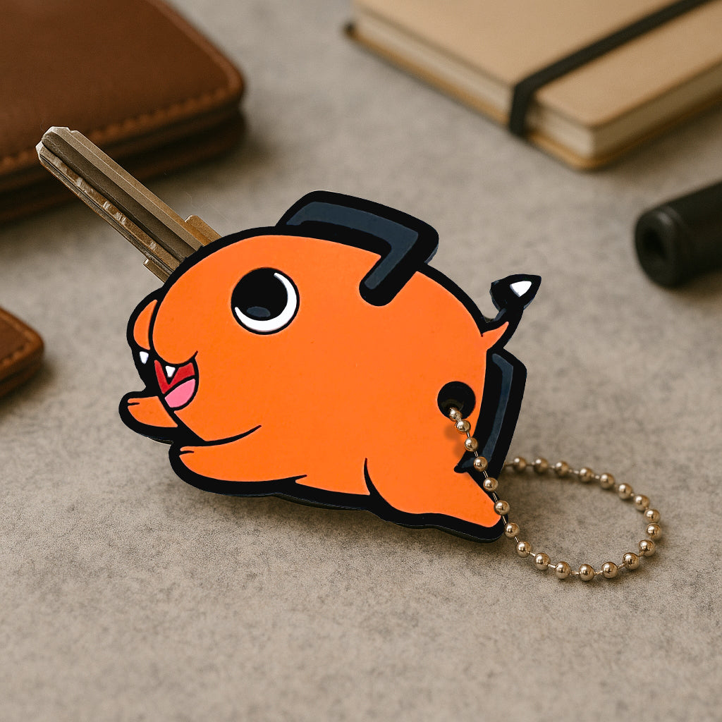 Pochita anime PVC key cover inspired by Chainsaw Man – Akira Gallery
