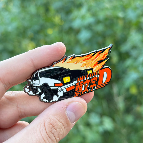 Initial D Enamel Pin