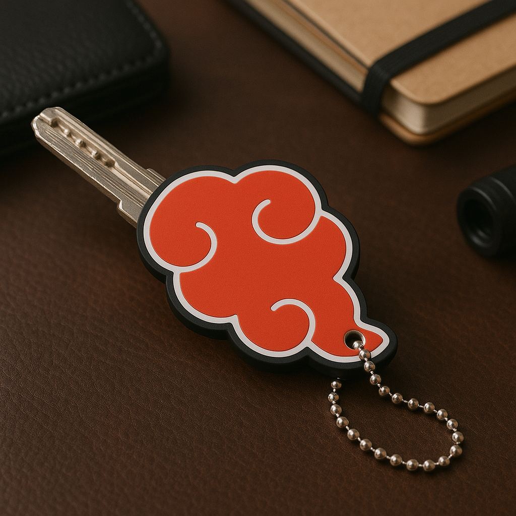 Back view of Akatsuki PVC key cover for standard keys – Akira Gallery
