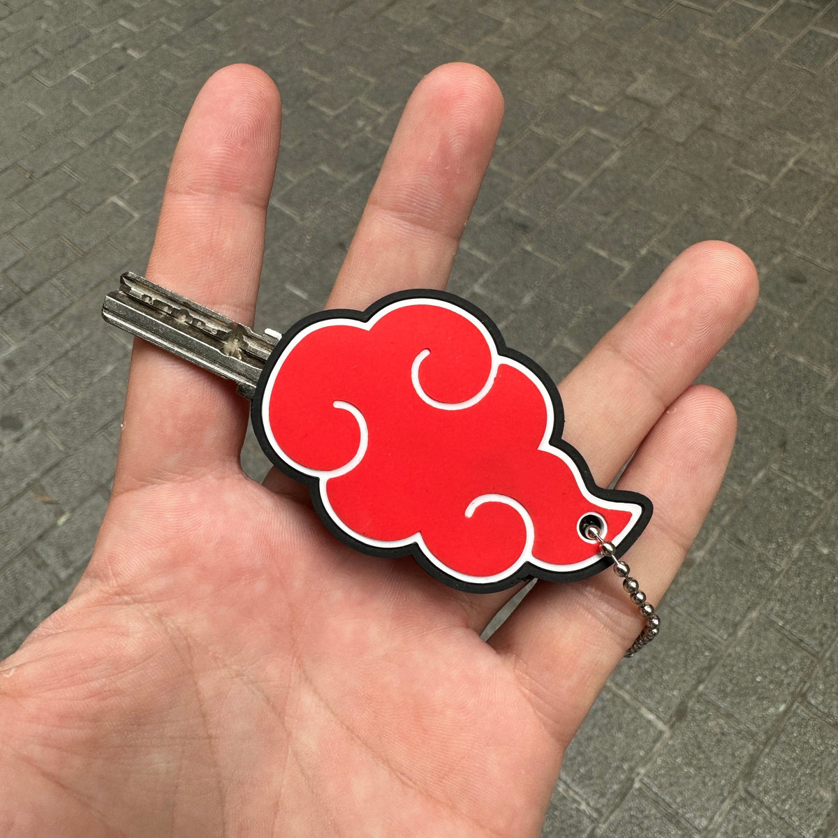 Detail of Akatsuki anime-style PVC key cover – Akira Gallery
