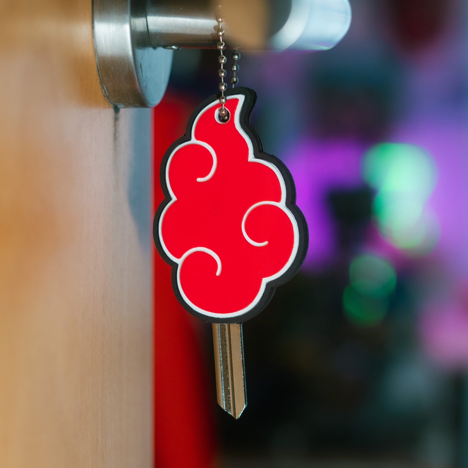 Detail of Akatsuki anime-style PVC key cover – Akira Gallery
