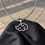 Akatsuki Stainless Steel Necklacefrom anime Naruto