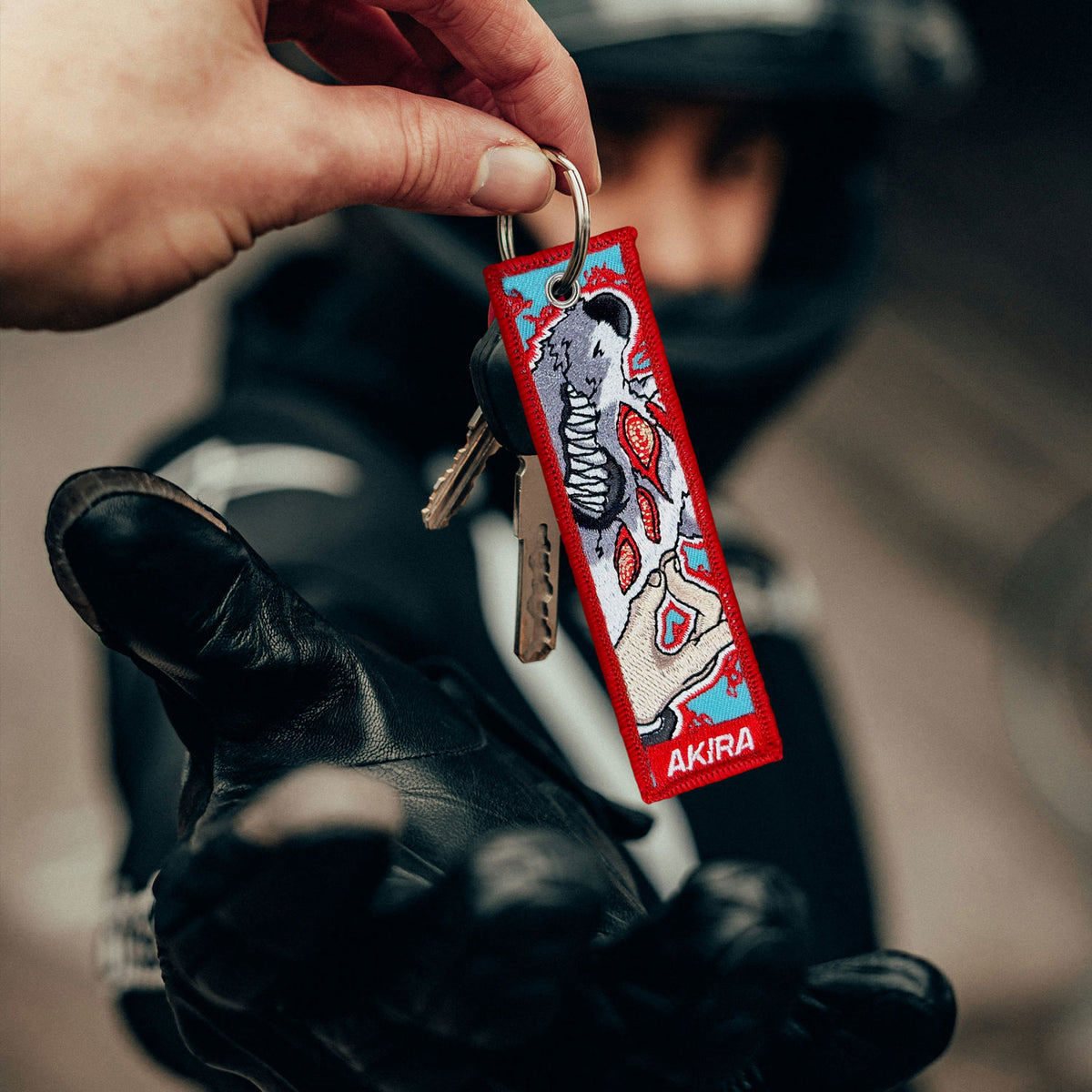 Aki Hayakawa Embroidered Keychain from Anime Chainsaw Man