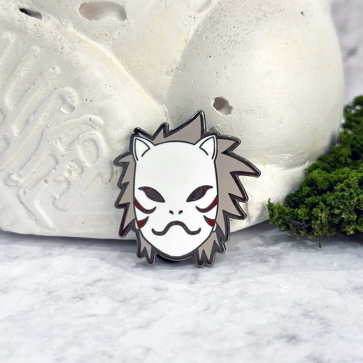 Anbu Mask Enamel Pin from Anime Naruto