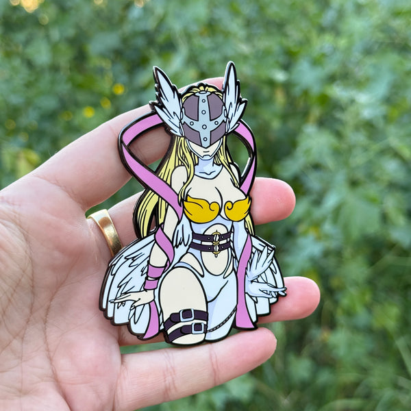 Angewomon Enamel Pin from Anime Digimon