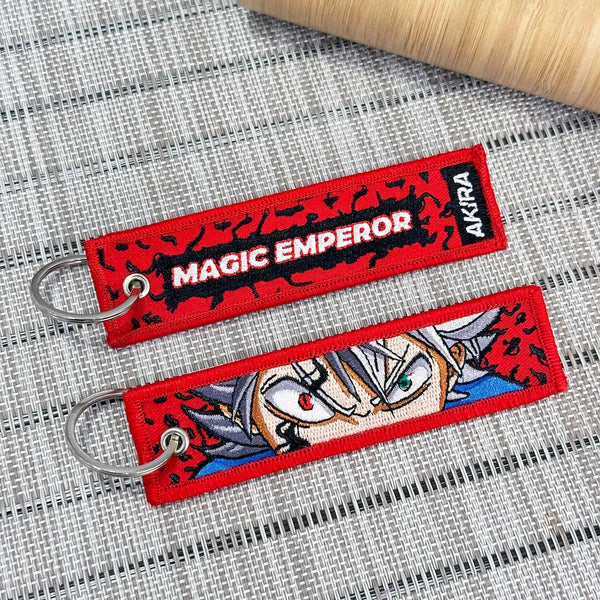 Asta Embroidered Anime Keychain from Black Clover - Akira Gallery