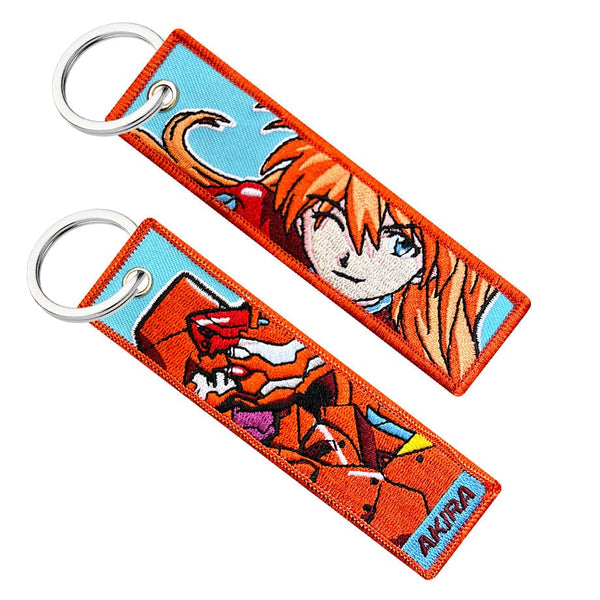 anime manga keytag keychain jet tag key asuka evangelion eva 02