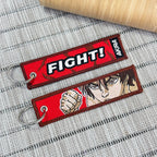 Baki Hanma Embroidered Keychain from Baki The Grappler - Akira Gallery