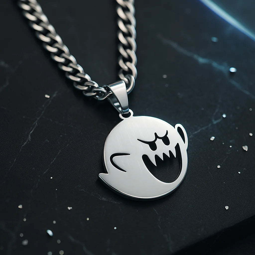 Boo Ghost Necklace | Super Mario Inspired Jewelry – Akira Gallery