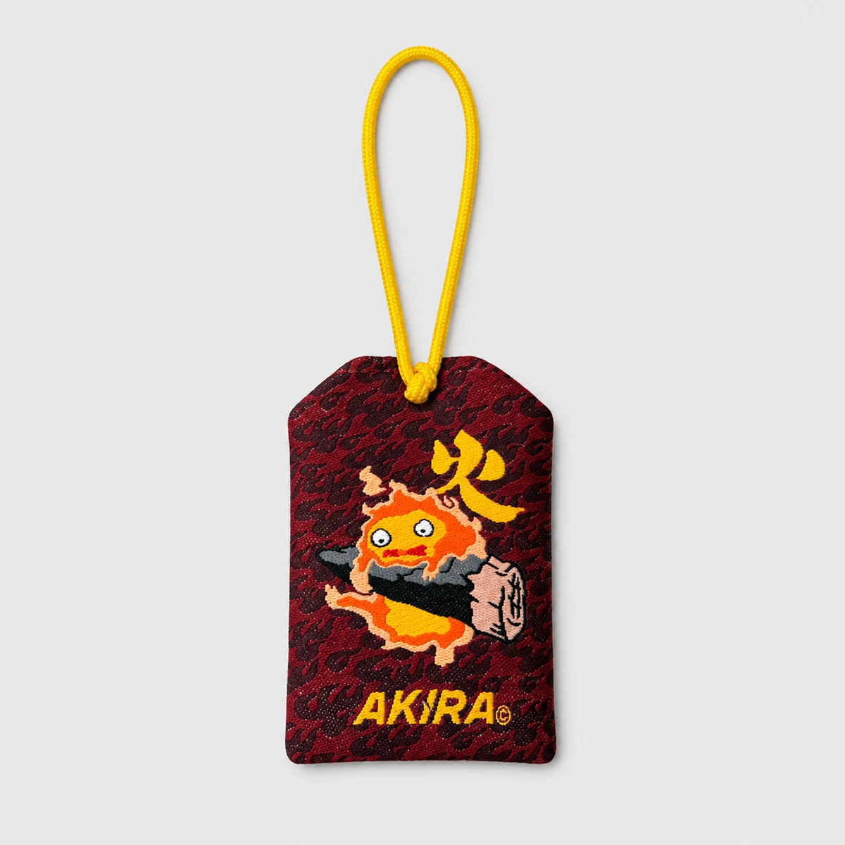 Calcifer Lucky Charm Back Anime Omamori Ghibli Howl Moving Castle - Akira Gallery