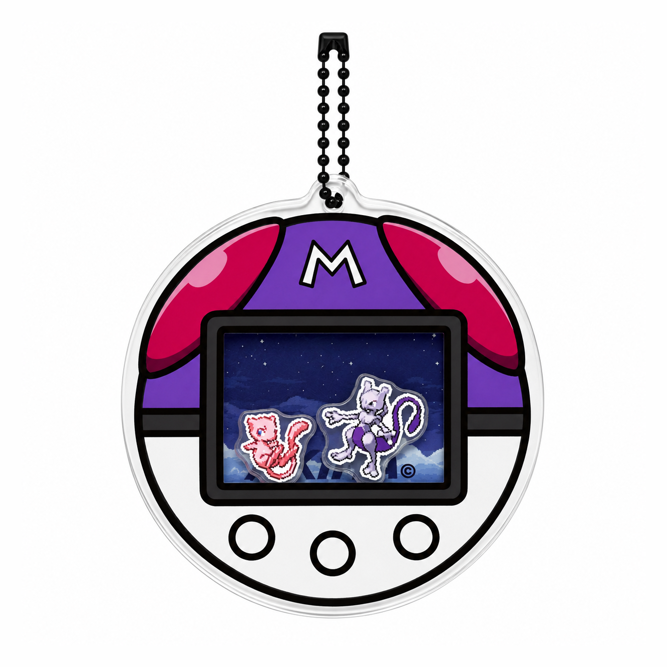 Mew & Mewtwo Acrylic Shaker