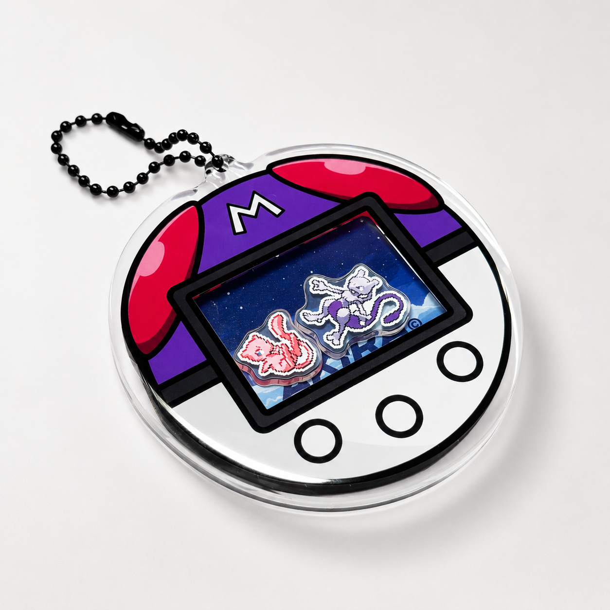 Mew & Mewtwo Acrylic Shaker