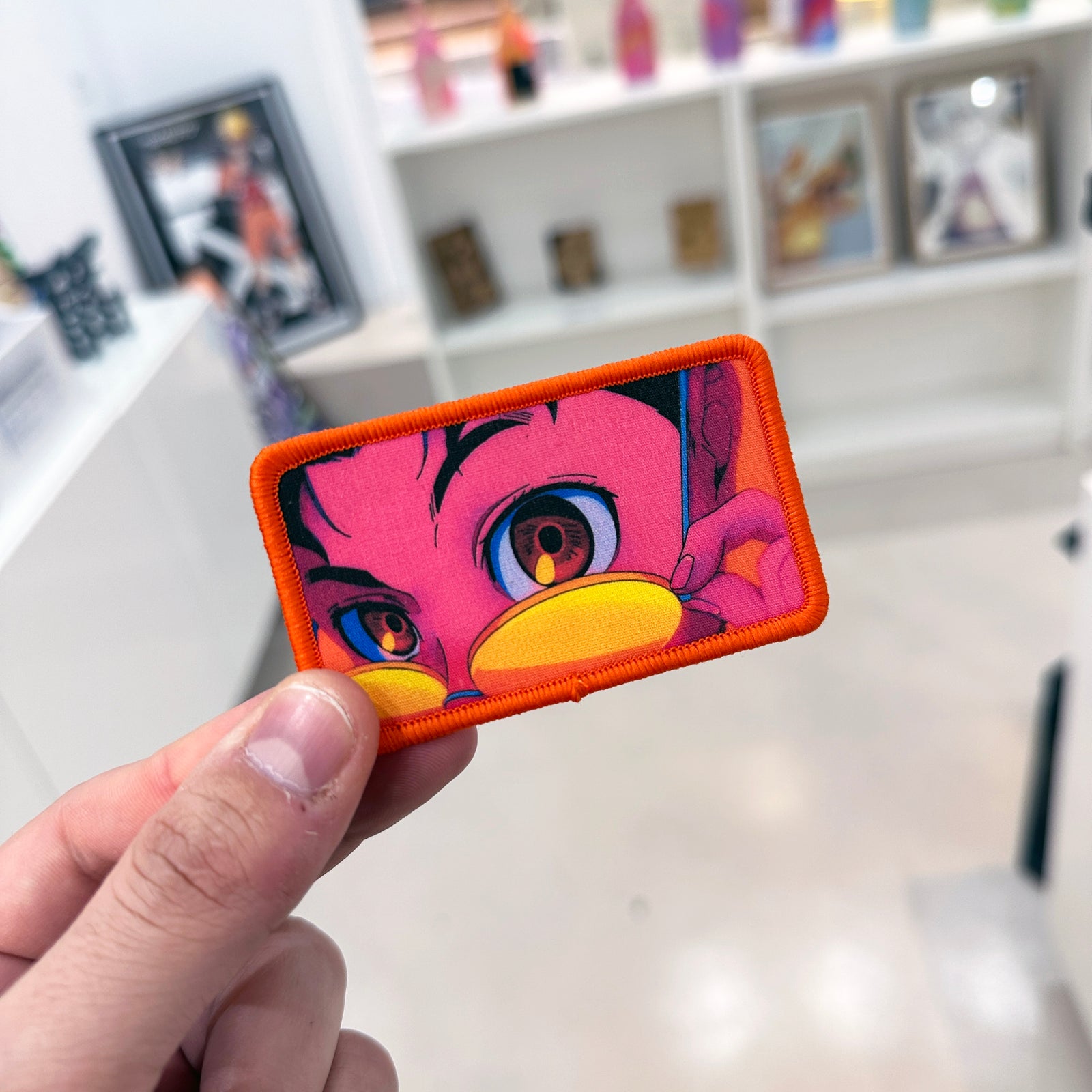 Dandadan sublimated anime patch inspired by Dandadan with velcro backing – Akira Gallery