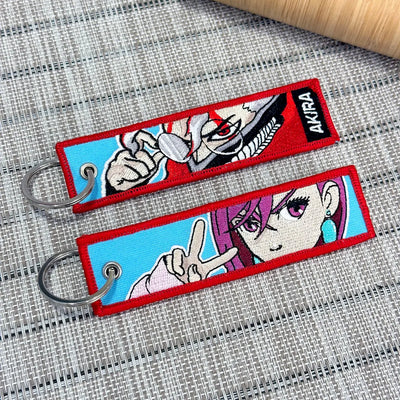 Dandadan Keychain Featuring Momo Ayase and Okarun