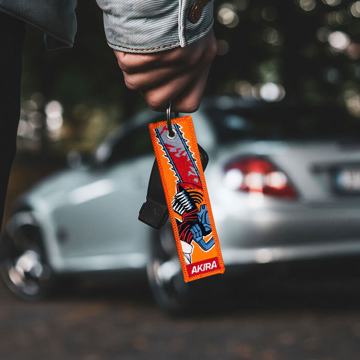 Denji Embroidered Keychain from Anime Chainsaw Man