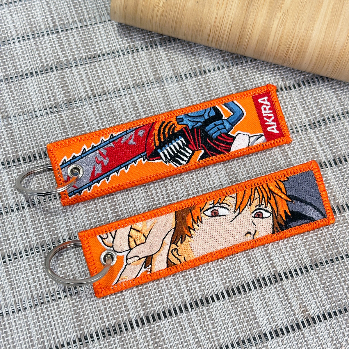 Denji embroidered anime keychain inspired by Chainsaw Man – Akira Gallery
