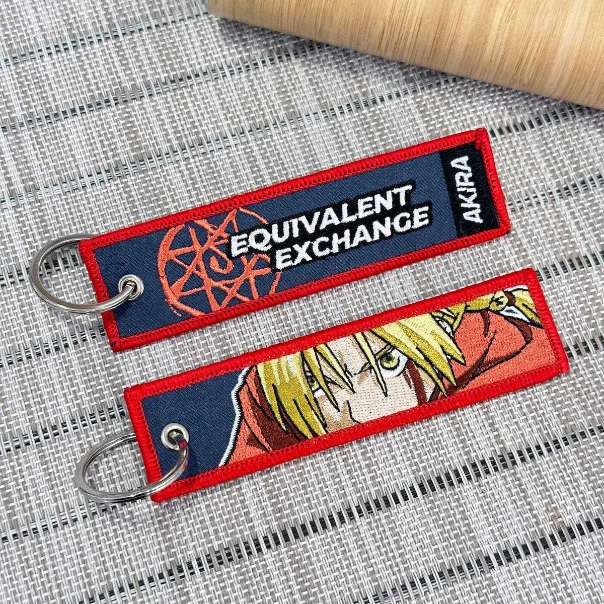 Edward Elric Embroidered Keychain from Fullmetal Alchemist - Akira Gallery