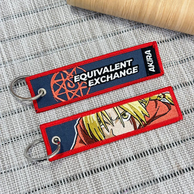 Edward Elric Embroidered Keychain from Fullmetal Alchemist - Akira Gallery