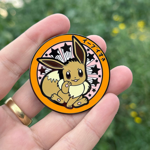 Eevee Enamel Pin from Pokemon Anime Series