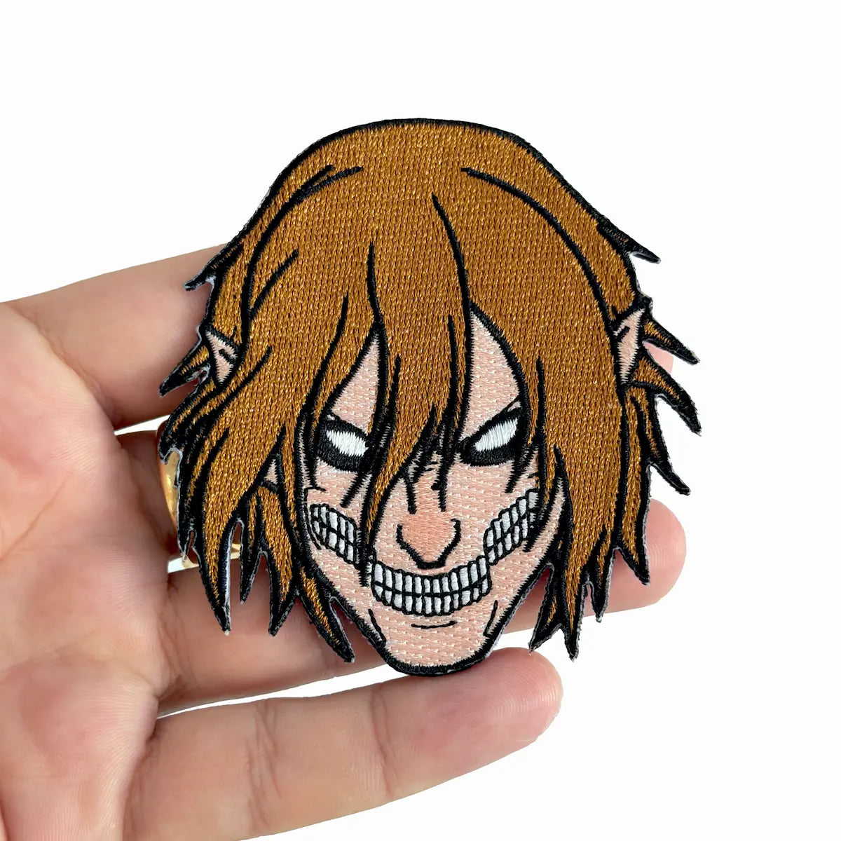 Eren Titan Embroidered Patch from anime attack on titan