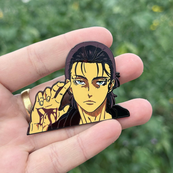 Eren Yeager Enamel Pin from Attack On Titan Anime Series