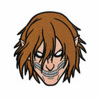 Eren titan embroidered anime patch from attack on titan