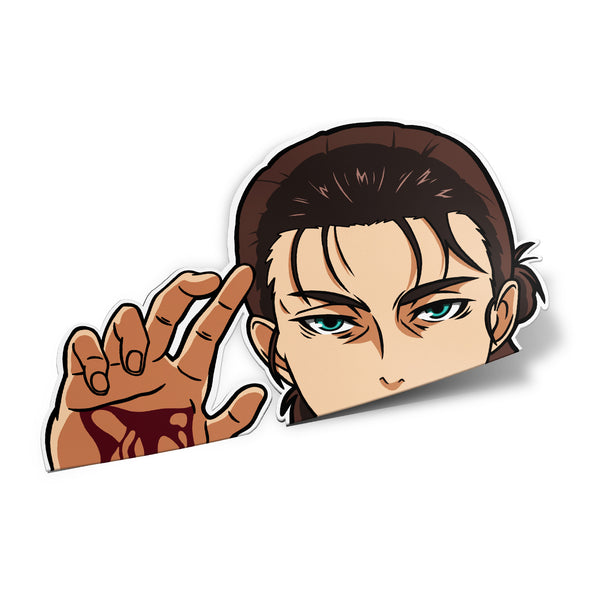 Eren Yeager Vinyl Sticker Attack On Titan Anime Decal