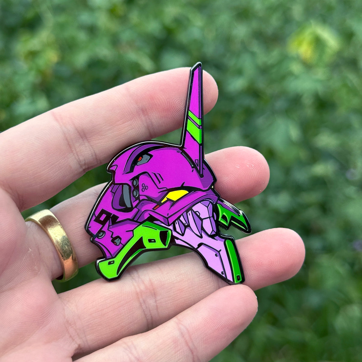Eva 01 Enamel Pin from Neon Genesis Evangelion Anime Series