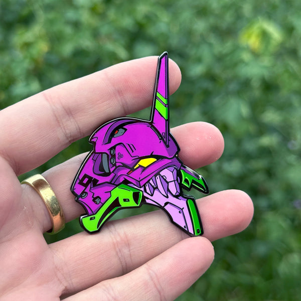 Eva 01 Enamel Pin from Neon Genesis Evangelion Anime Series