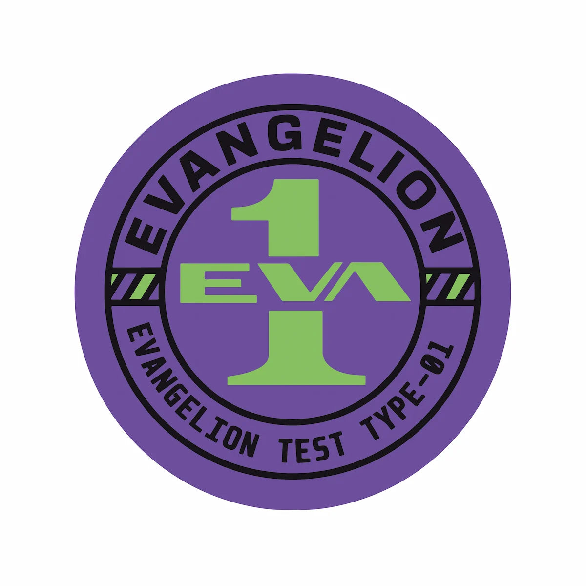 10 x 10 cm Die Cut Eva 01 Vinyl Sticker from Evangelion