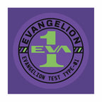 10 x 10 cm Die Cut Eva 01 Vinyl Sticker from Evangelion