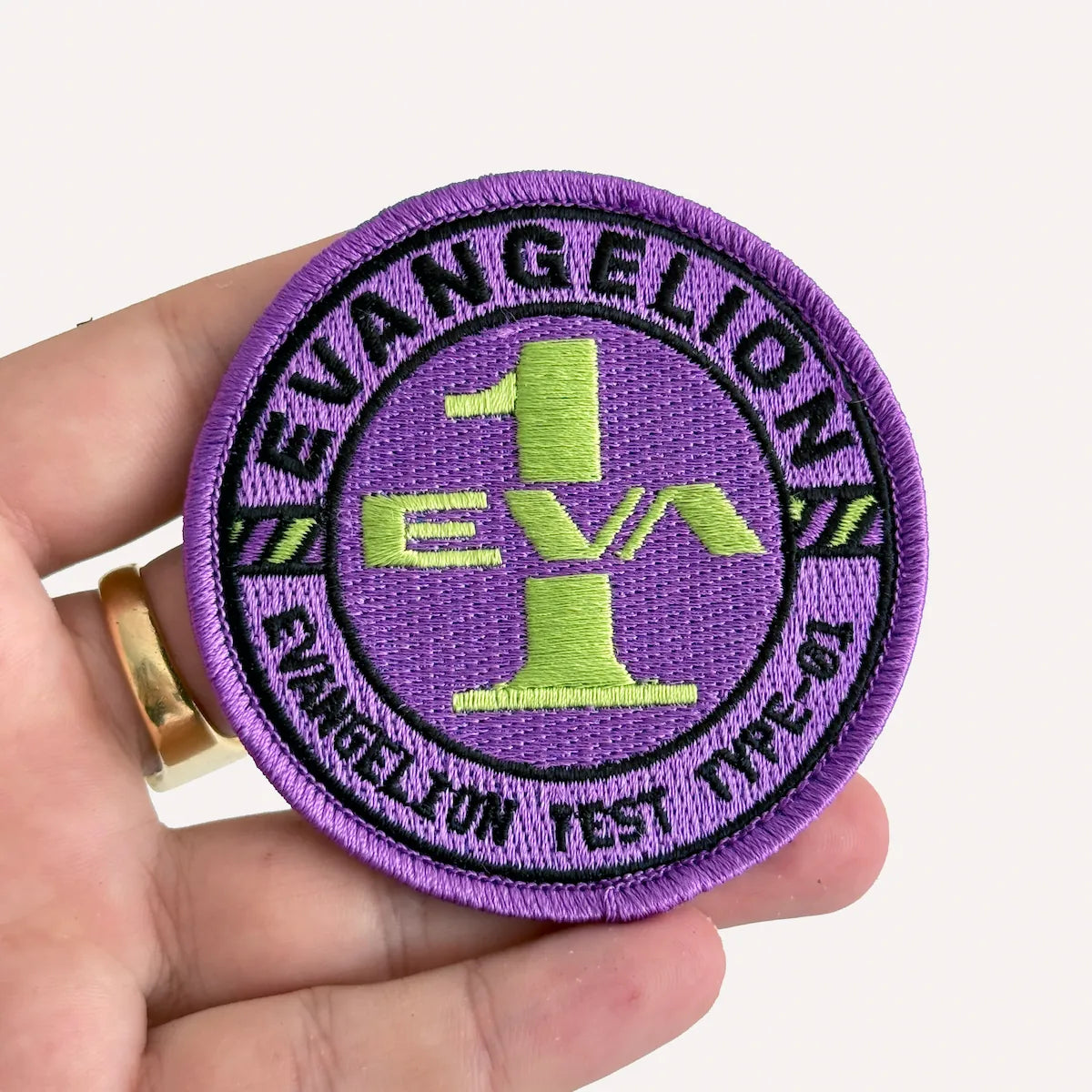 Eva 01 Velcro Patch Inspired by Evangelion Anime