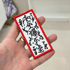 Explosive Tag Embroidered Patch from Anime Naruto