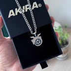 Ouroboros Stainless Steel Necklace in a box inspired by Anime Fullmetal Alchemist - Akira Gallery