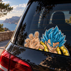 Gogeta Peeker Sticker from anime Dragon Ball Super