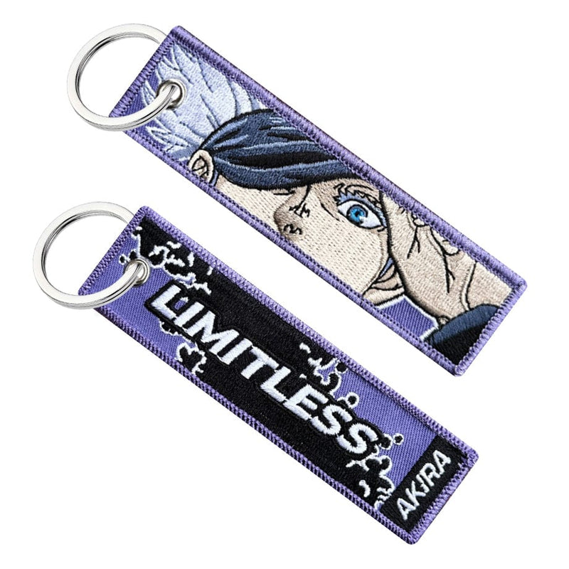 gojo satoru jujutsu kaisen anime manga keytag keychain jet tag key