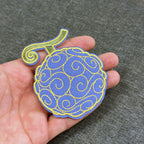 Detail of Gomu Gomu No Mi Iron On Patch from One Piece - Akira Gallery