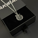 Anime-inspired Gomu Gomu Devil Fruit necklace in stainless steel
