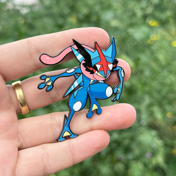 Greninja Enamel Pin from Pokemon Anime Series