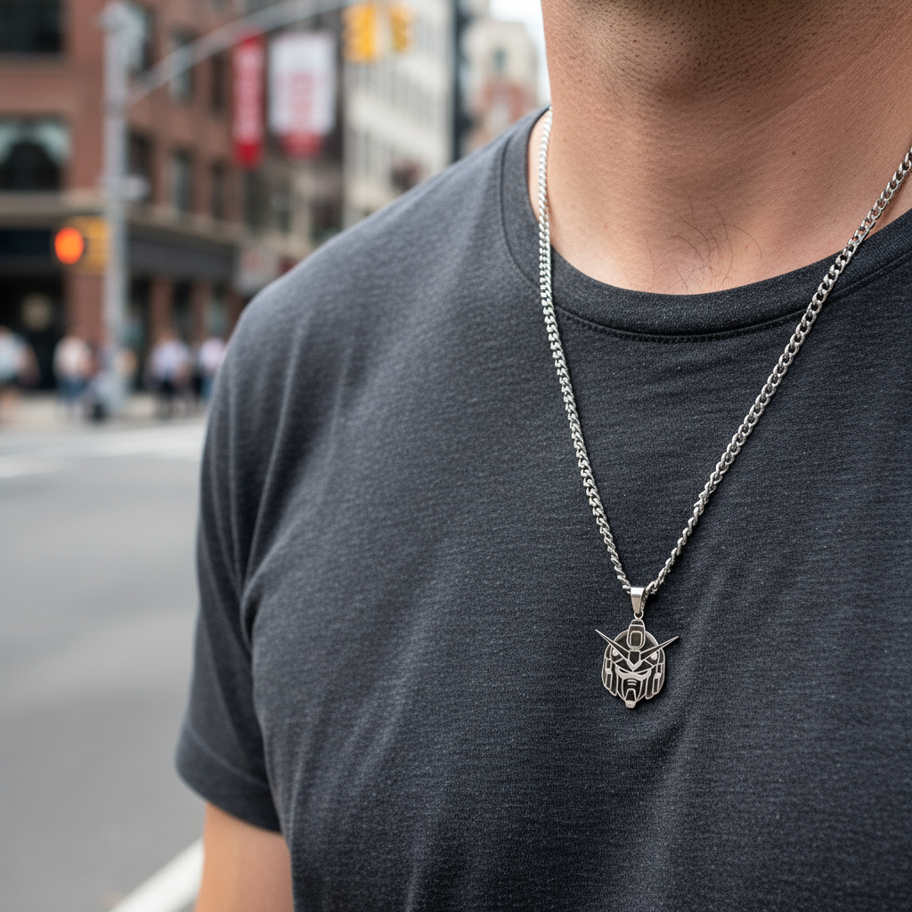 RX-78 Gundam necklace inspired by classic mecha anime - Akira Gallery