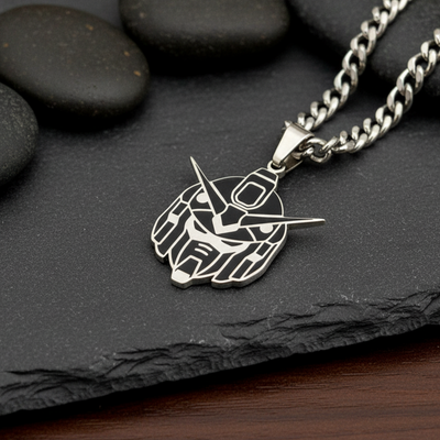 RX-78 Gundam necklace inspired by classic mecha anime