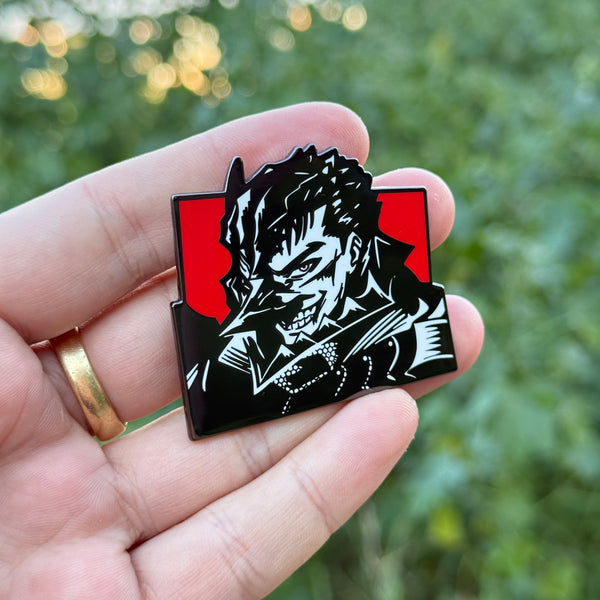 Guts Enamel Pin from Berserk Manga