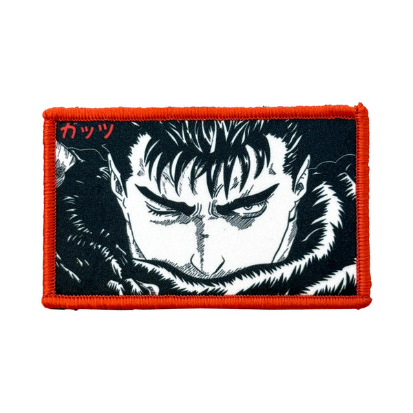 Guts sublimated anime patch inspired by Berserk with velcro backing – Akira Gallery
