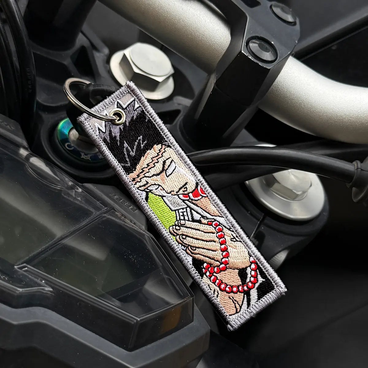Gyomei  Embroidered Keychain from Anime Kimetsu No Yaiba
