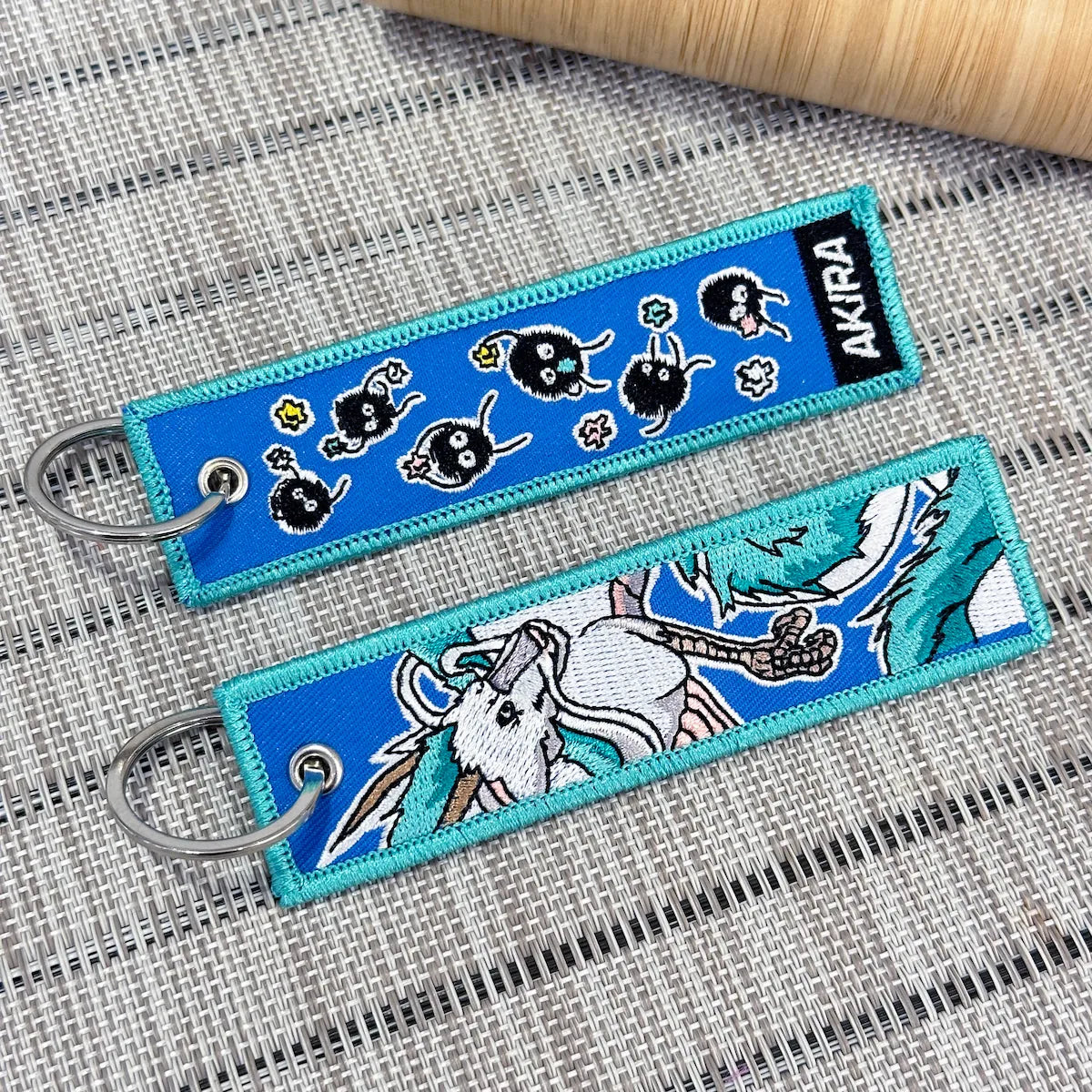Haku Dragon  Embroidered Anime Keychain from Ghibli Spirited Away - Akira Gallery