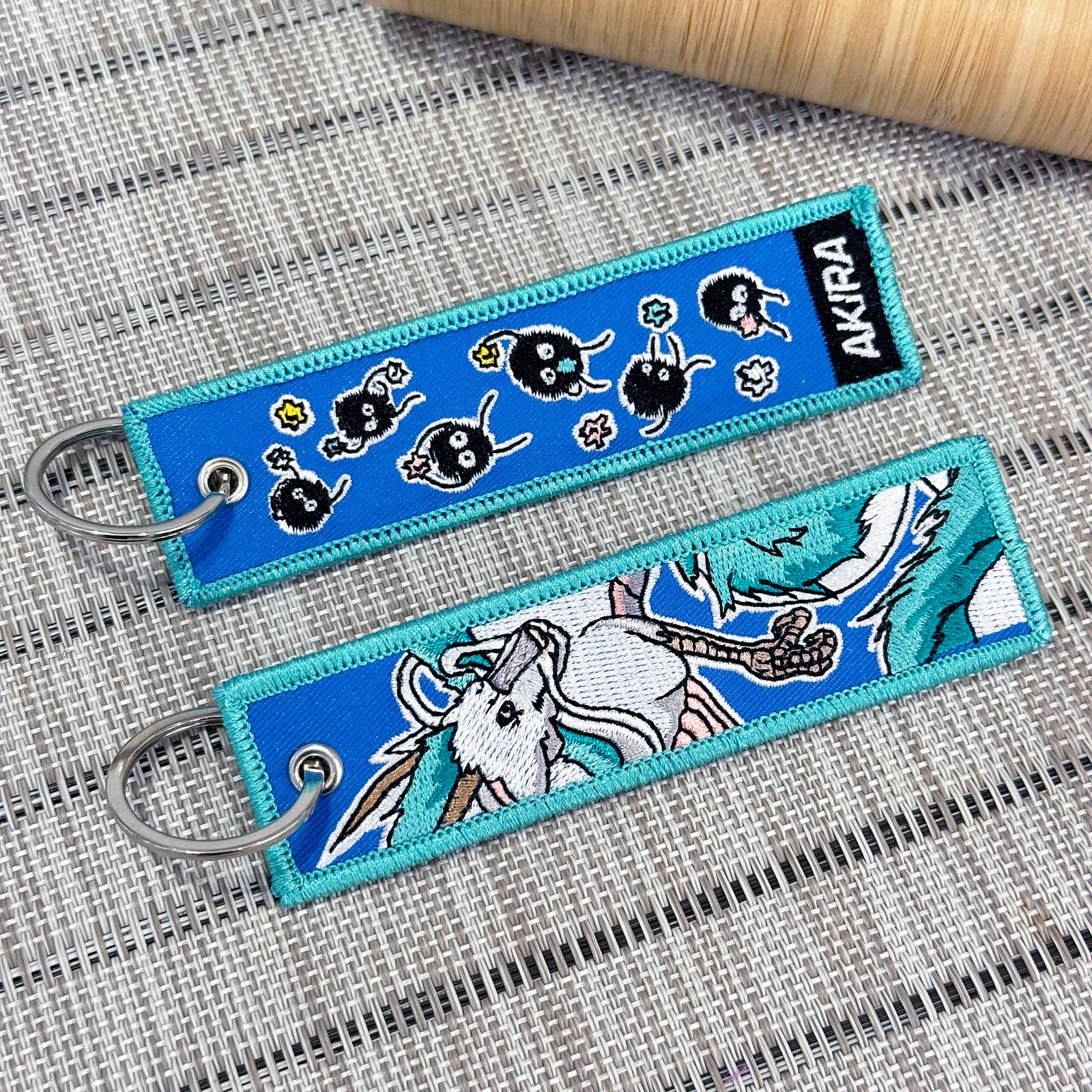 Haku embroidered anime keychain inspired by Spirited Away – Akira Gallery
