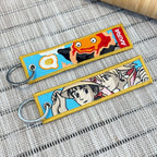 Howl & Sophie Embroidered Anime Keychain from Ghibli Howls Moving Castle - Akira Gallery