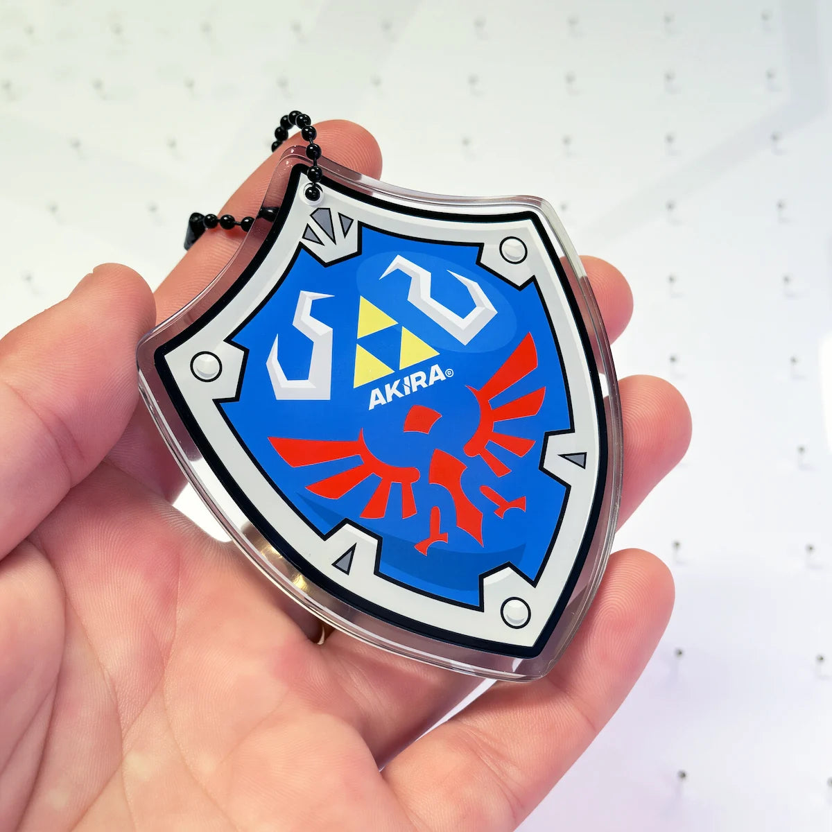 Legend Of Zelda Acrylic Shaker Hylian Shield Back View