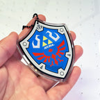 Legend Of Zelda Acrylic Shaker Hylian Shield Back View