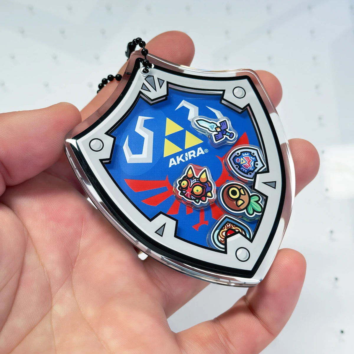 Hylian Shield Acrylic Shaker Zelda 